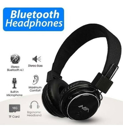 Auriculares Vincha Bluetooth Manos Libres Microfono Fm Sd - comprar online