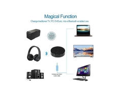 Transmisor De Audio Bluetooth Tv Notebook Con 2 Auriculares - comprar online