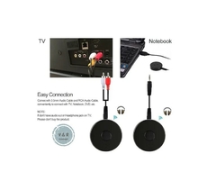 Imagen de Transmisor De Audio Bluetooth Tv Notebook Con 2 Auriculares