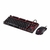 COMBO TECLADO E MOUSE GAMER MECANICO LED RGB USB PRETO GM200 HP na internet