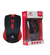 MOUSE OPTICO WIRELESS USB M-W20RD VERMELHO C3 TECH