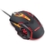 MOUSE GAMER PTO/LARANJA C/LED VERMELHO USB MO270 MULTILASER