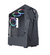 GABINETE GAMER REACTOR INFINITE I PRETO LED RGB CG-01KF K-MEX