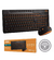 COMBO WIRELESS TECLADO E MOUSE SUNSET TM402 PRETO/LARANJA USB OEX