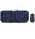 COMBO TECLADO E MOUSE GAMER PRETO LED AZUL USB GK1100 HP