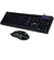 COMBO TECLADO E MOUSE GAMER PRETO LED RGB USB KM200 HP