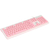 TECLADO DYNAMIC MULTIMIDIA CIRCLE DC120R USB ROSA 65407 VINIK - comprar online