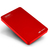 CASE P/ HD/SSD 2,5" USB 3.0 VERMELHO CH-300RD C3 TECH