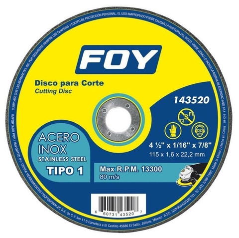 Disco Corte Metal para Taladro 3 X 1/8 X 1/4FAST-CUT AUSTROMEX 735 -  Ferretera la Fama