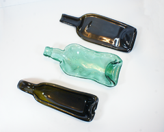 Charola de botellas de vidrio reciclado - comprar en línea