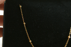 Collar cadena en chapa de oro hecha a mano - comprar en línea