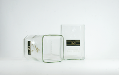 Juego de 4 vasos cortos de vidrio reciclado botella Johnnie Walker - comprar en línea
