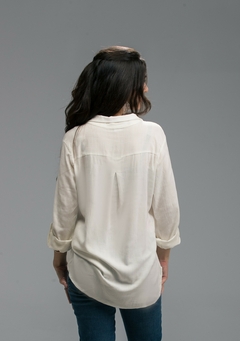 Blusa Viscolinho com Elastano Lisa - comprar online