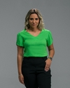 Blusa Viscolinho com Elastano Tulipa