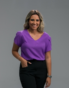 Imagem do Blusa Viscolinho com Elastano Tulipa