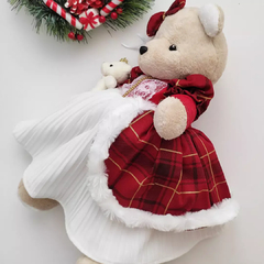 Ursinha de Pelúcia Princesa Maitê de Natal - comprar online