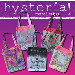 Totebag full print de las portadas de Hysteria! Revista