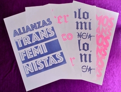 Paquete de carteles Transfeministas