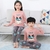 Pijamas infantis meninos ou meninas com lindas estampas variadas na internet