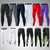 Calça esportiva masculina, legging para corrida, academia, esportes, exercício.