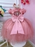 Vestido Infantil Rose Peito e Cinto com Strass de Renda Tamanho:3 (2192RE3) - comprar online