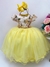 Vestido Infantil Busto Floral Saia Amarela Cinto Strass Tamanho:2 (AM20802) na internet