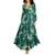 Vestido floral impressão boho maxi sexy primavera verão - comprar online