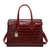 Bolsa feminina, estilo couro de crocodilo - Crossbody - comprar online