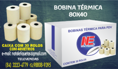 Bobina Fiscal 80x40