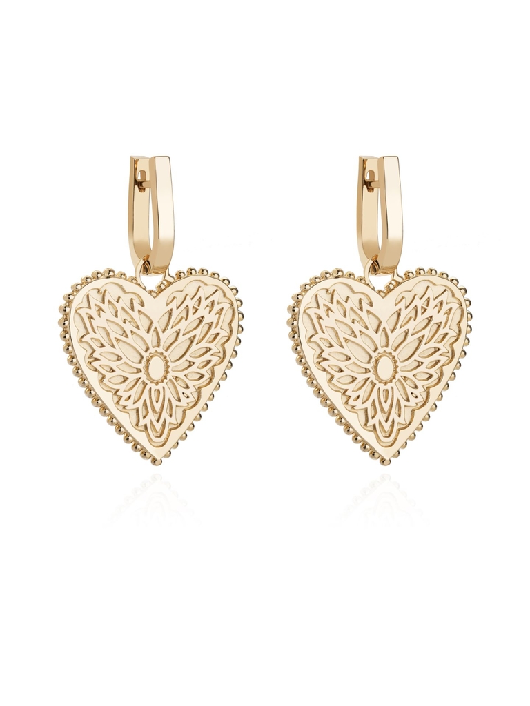 Francesca's hot sale gold earrings