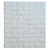 Placa 70x77x0,8 cm revestimiento Ladrillo rustico 3D blanco