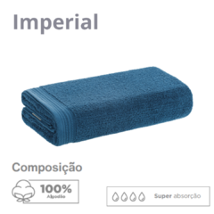 Toalha De Rosto Imperial Azul - loja online