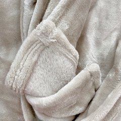 Cobertor Queen Mink Bege - Twins Decor
