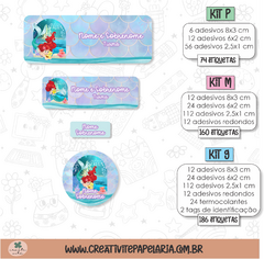 Kit Etiqueta Escolar - Ariel - comprar online