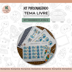 Kit Personalizado de Etiquetas Escolares - Tema livre - comprar online