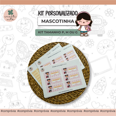 Kit Personalizado de Etiquetas Escolares - Mascotinhas - comprar online