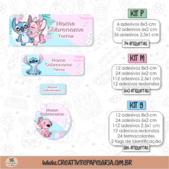 Kit Etiqueta Escolar - Stitch - comprar online