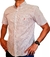 Camisa Masculina Austin Western Manga Curta Xadrez Br/az/ver