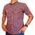 Camisa Masculina Austin Western Manga Curta Xadrez Pr/rox