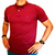 Camisa Polo Austin Western Masculina Vinho Modelo Slim