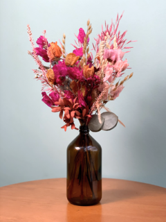 Garrafa de flores secas - A Floraria | Flores Secas e Aromaterapia 