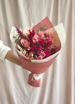 Buquê de flores secas Pequeno | Rosa Pink - comprar online