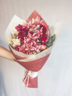 Buquê de flores secas Pequeno | Rosa Pink