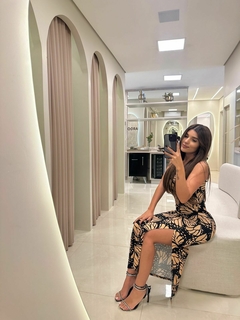 VESTIDO COM MIDI COM TIRA ASSIMÉTRICA - comprar online