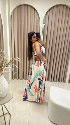 VESTIDO ESTAMPA BEACH LOVERS - comprar online