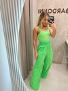 CALÇA PANTALONA COM BOLSOS