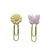 Clips Marcador de Páginias Soul Garden Margarida 7,5cm com 2 unidades Jocar Office - comprar online