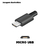 Cabo Micro USB Miccell 1 Metro Preto PVC Alta Resistência VQ-D88 Letron na internet