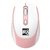 Mouse Óptico Sem Fio 4 Botões 1600 DPI Rosa Color Supreme 1712 Letron