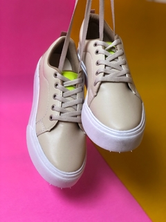 TENIS CREME COM LIMA STER - comprar online